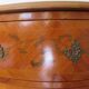 Louis XV commode - 2 drawers - floral marquetry - bronze ornament - 1950