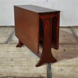 Vintage Scandinavian teak drop-leaf table, modular, 1960s.