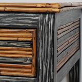 80' rattan bedside tables