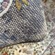 Antique chair napoleon III tapestry and painted wood