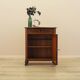 Burr wood cabinet, solid wood, Danish design, 1960s