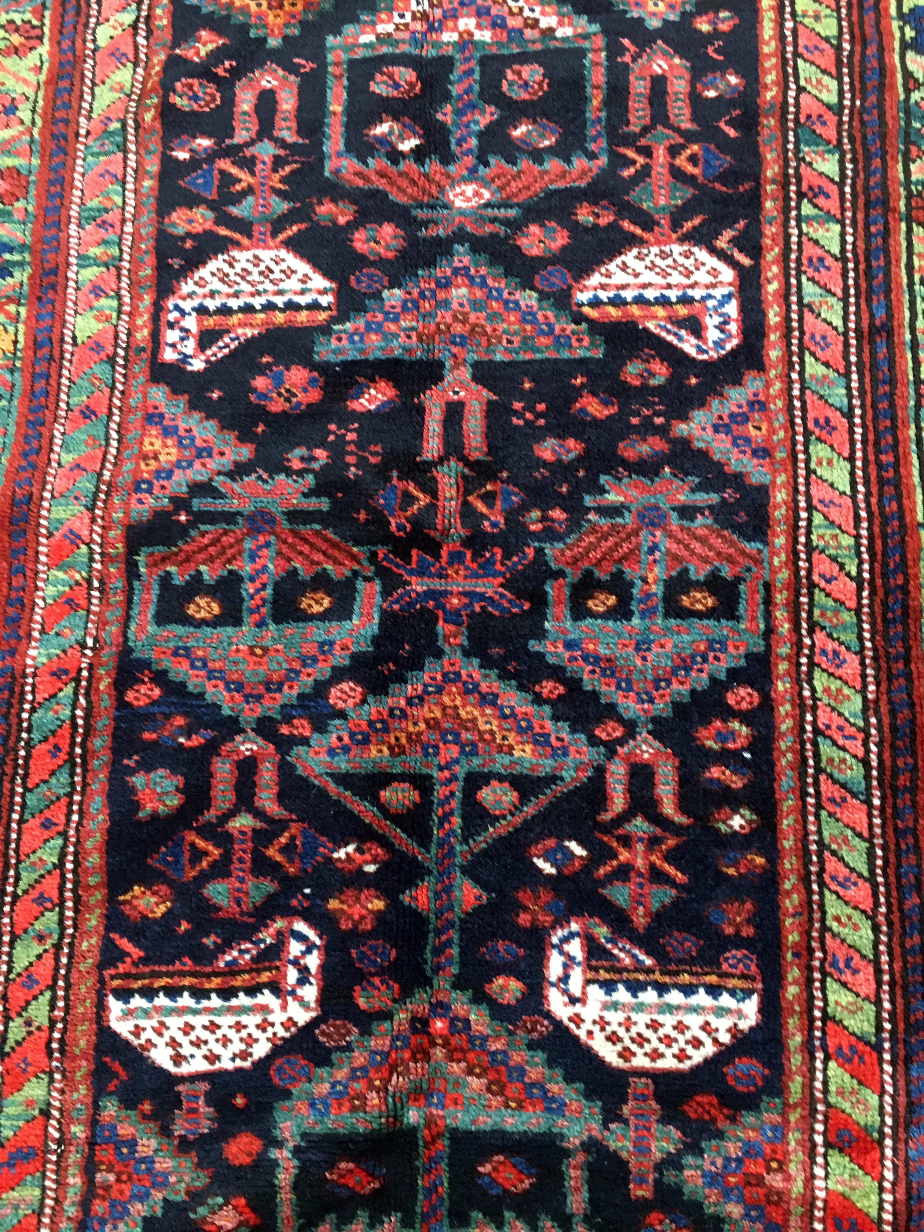 Amazing Persian hand made rug: Afshar 245 x 150 cm around 1930