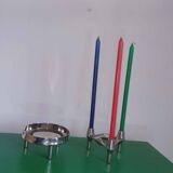 Set - candleholders and shell designed by Fritz Nagel and Caesar Stoffi.