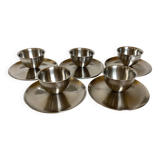 Five Scandinavian Norway egg cups