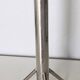 Modernist tripod candle holder in metal, 70s design