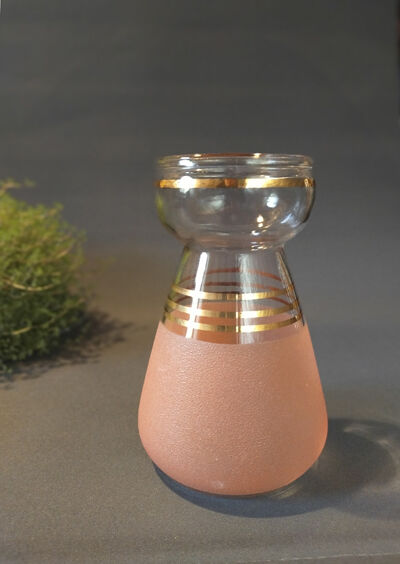 Pink granite vase