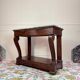 Mahogany Console Table, Restoration Period, 19th Century