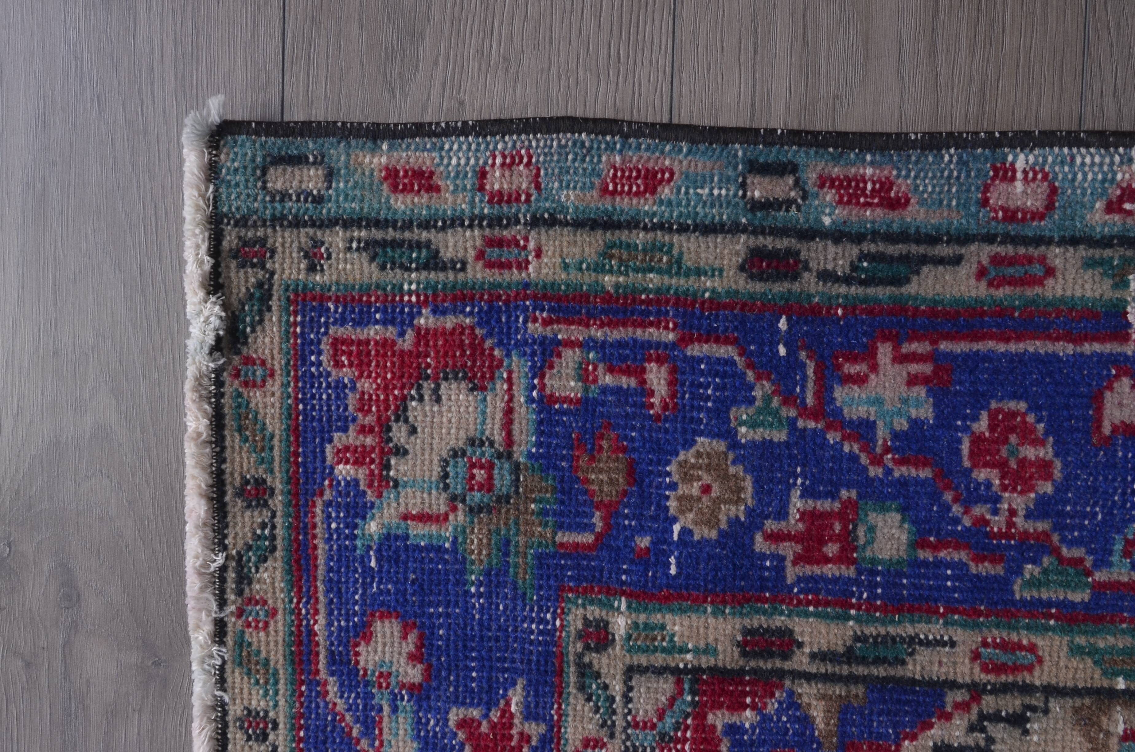 Multicolour Geometric Oushak Wool Carpet sku c69