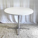 Dining table design chrome metal and formica – 70s