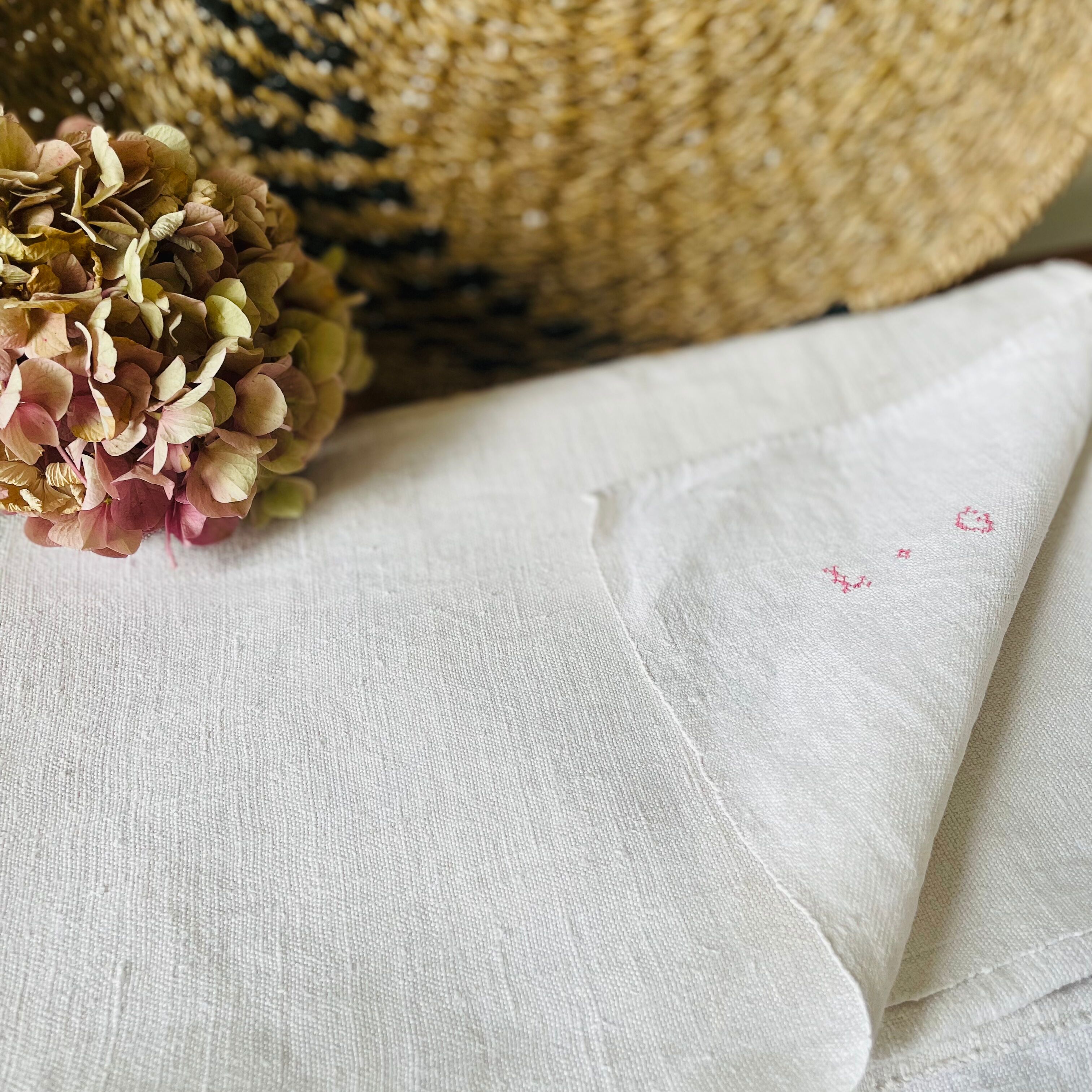 Old hemp linen cloth