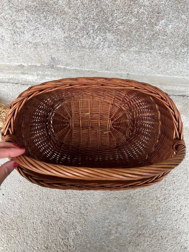 Vintage wicker basket