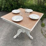 Square wooden table