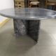 Table basse en marbre gris goute d'eau