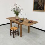 Oak farmhouse table 120cm + 200cm extensions