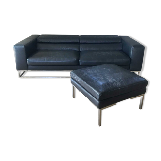 Roche Bobois leather sofa