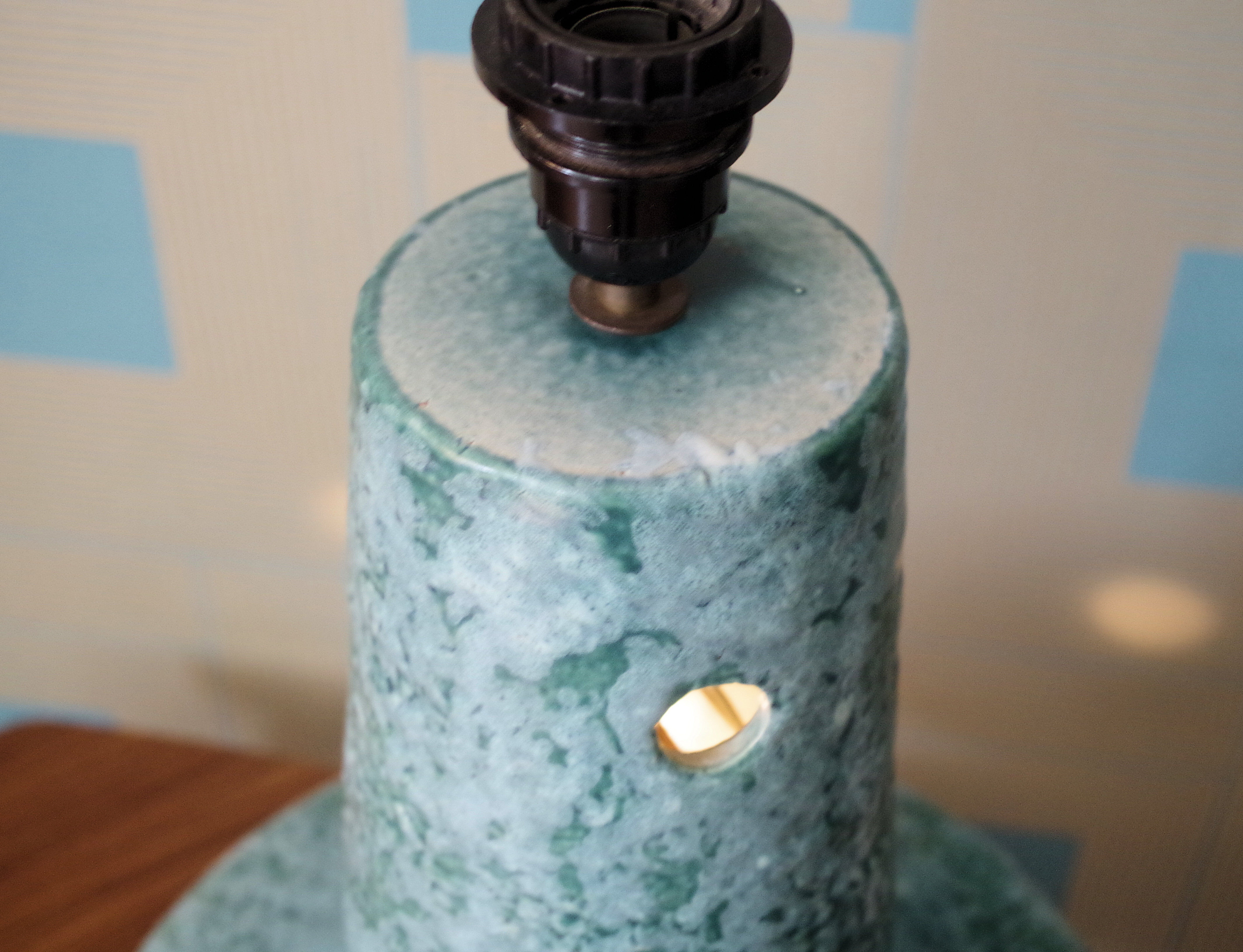 Ceramic lamp from the 70s