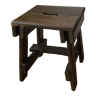 Tabouret bois rustique