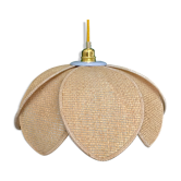 Vintage lotus flower pendant lamp