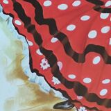 Painting flamenco dancers signed Okley