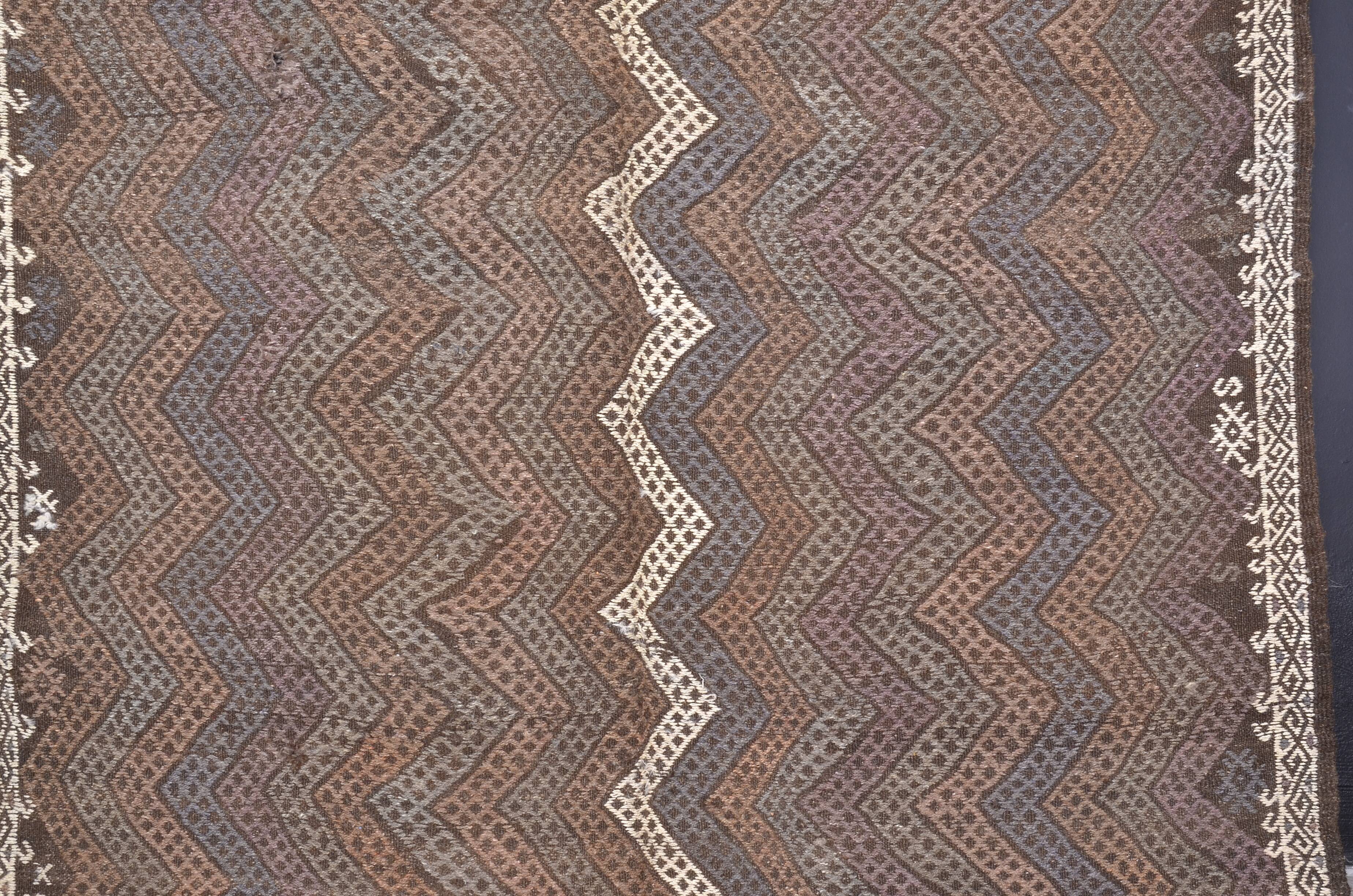 Oversize Vintage Floral Oushak Kilim Rug sku1866