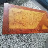 elm burl coffee table