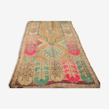 Vintage Moroccan Beni MGuild rug. Handmade, pure wool. 380 x 170cm