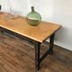 Ancienne table de ferme 2m23 , début 20ème sapin bistrot campagne