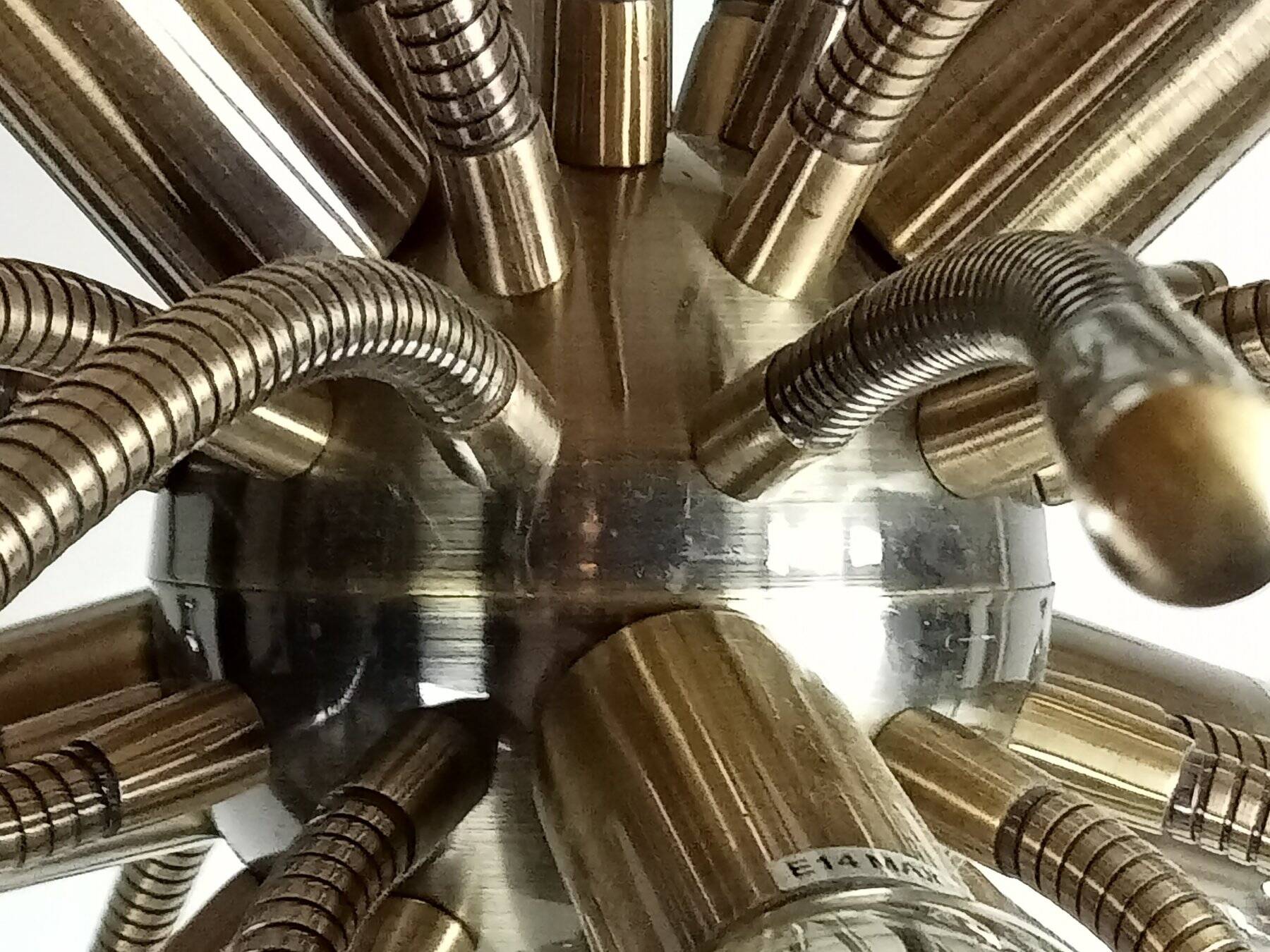 Vintage Pendant Lamp • Sputnik • Post Space Age • 1980