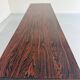Ancienne et XXL table basse design italien année 70 placage palissandre