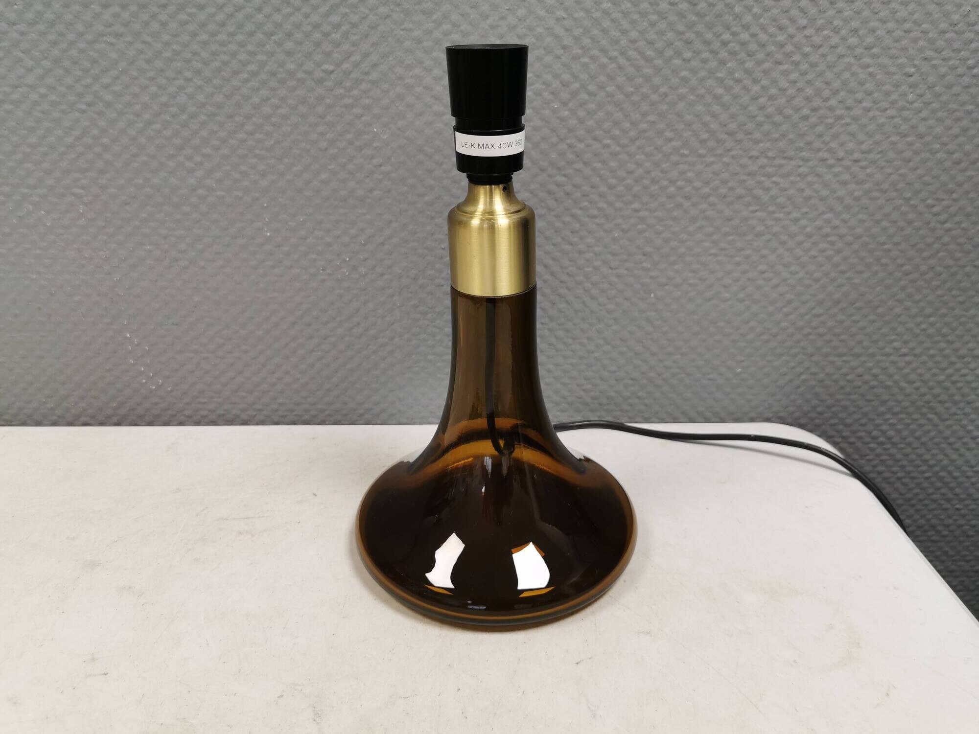 Le Klint table lamp, model 362,by Poul Christiansen for Holmegaard in 1972