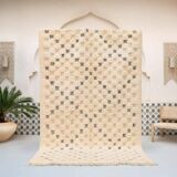 Checkered Beni Mrirt Rug