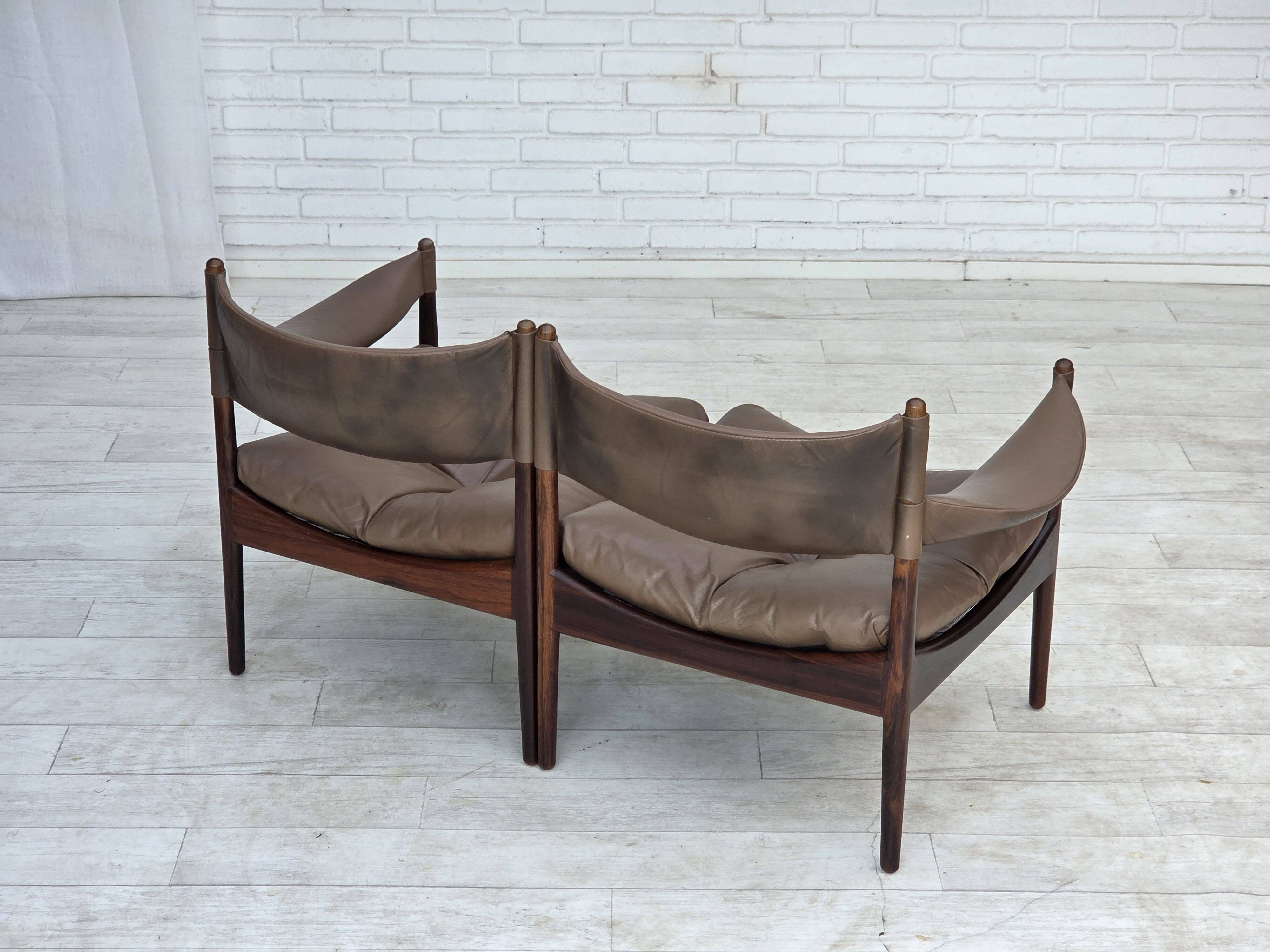 1970s, Danish design by Kristian Vedel, modular sofa, model Modus.