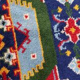 Vintage carpet French Handmade soap 117cm x 174cm 1950s