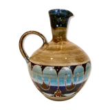 Roland Moreau - Tourette sur Loup - 70's decanter in enamelled stoneware