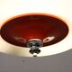 Lampe vintage de Massive Belgium, couleur orange/blanc/chrome - Belgique 1977
