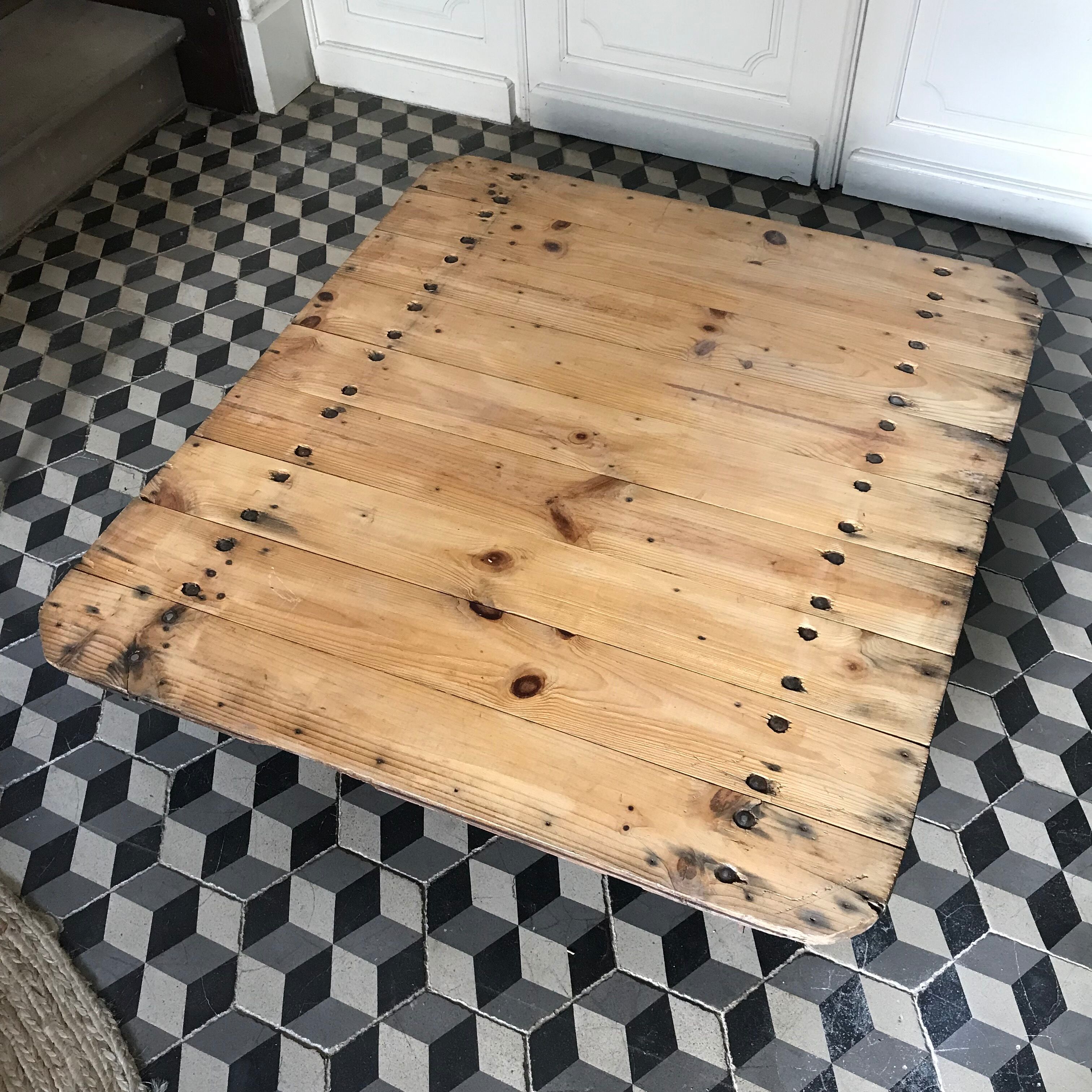 Industrial coffee table