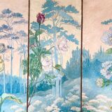 Art Nouveau screen 1900 floral decoration