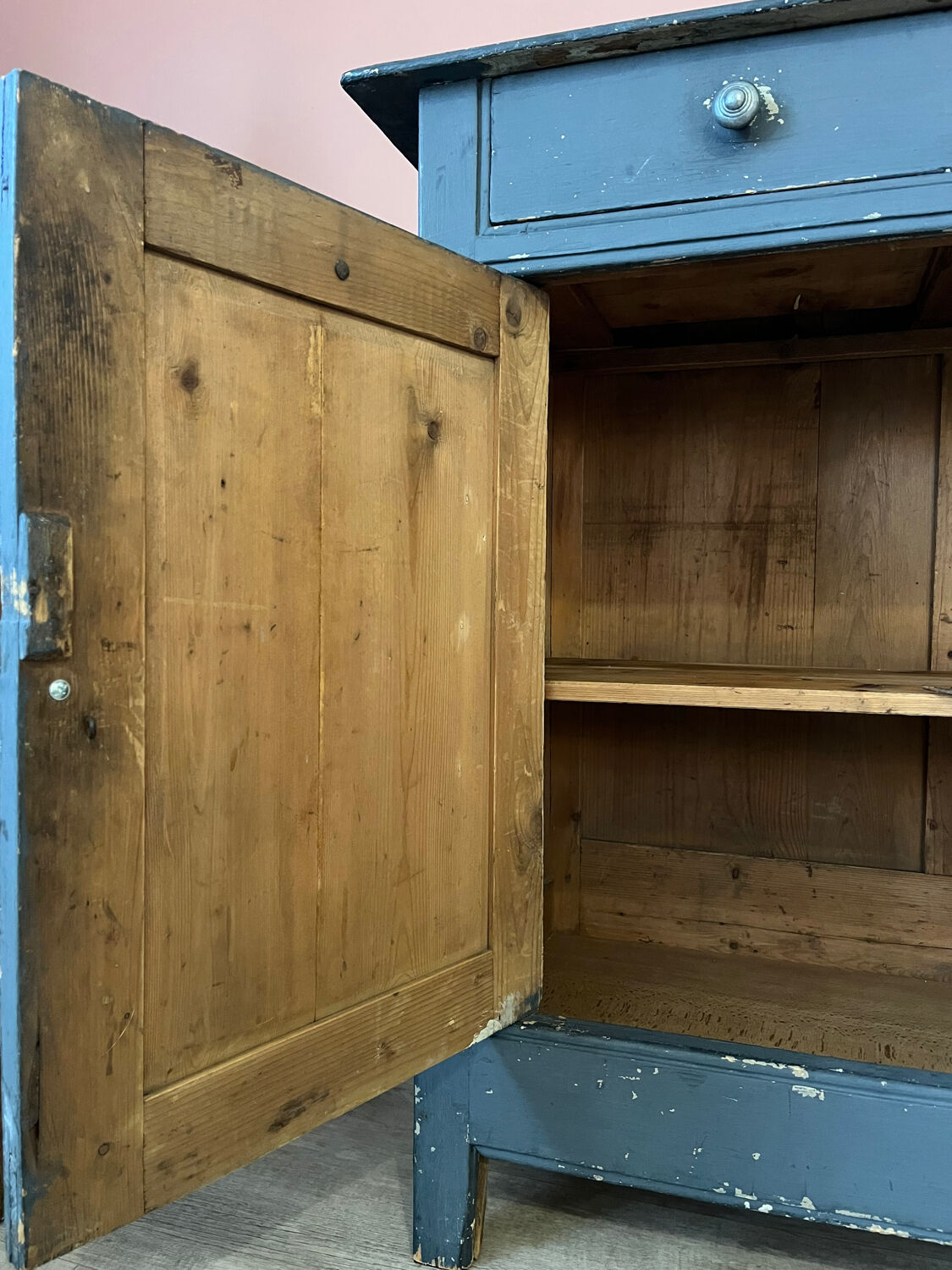 Slate blue Parisian buffet