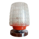 Lampe à poser space age orange et chrome 1970