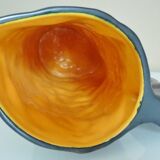 Glazed ceramic pitcher, design from the 50s/60s, signed "La Poterie Perigordine"