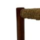 Vintage Stool Danish Papercord Rope Stool Mid Century Ottoman