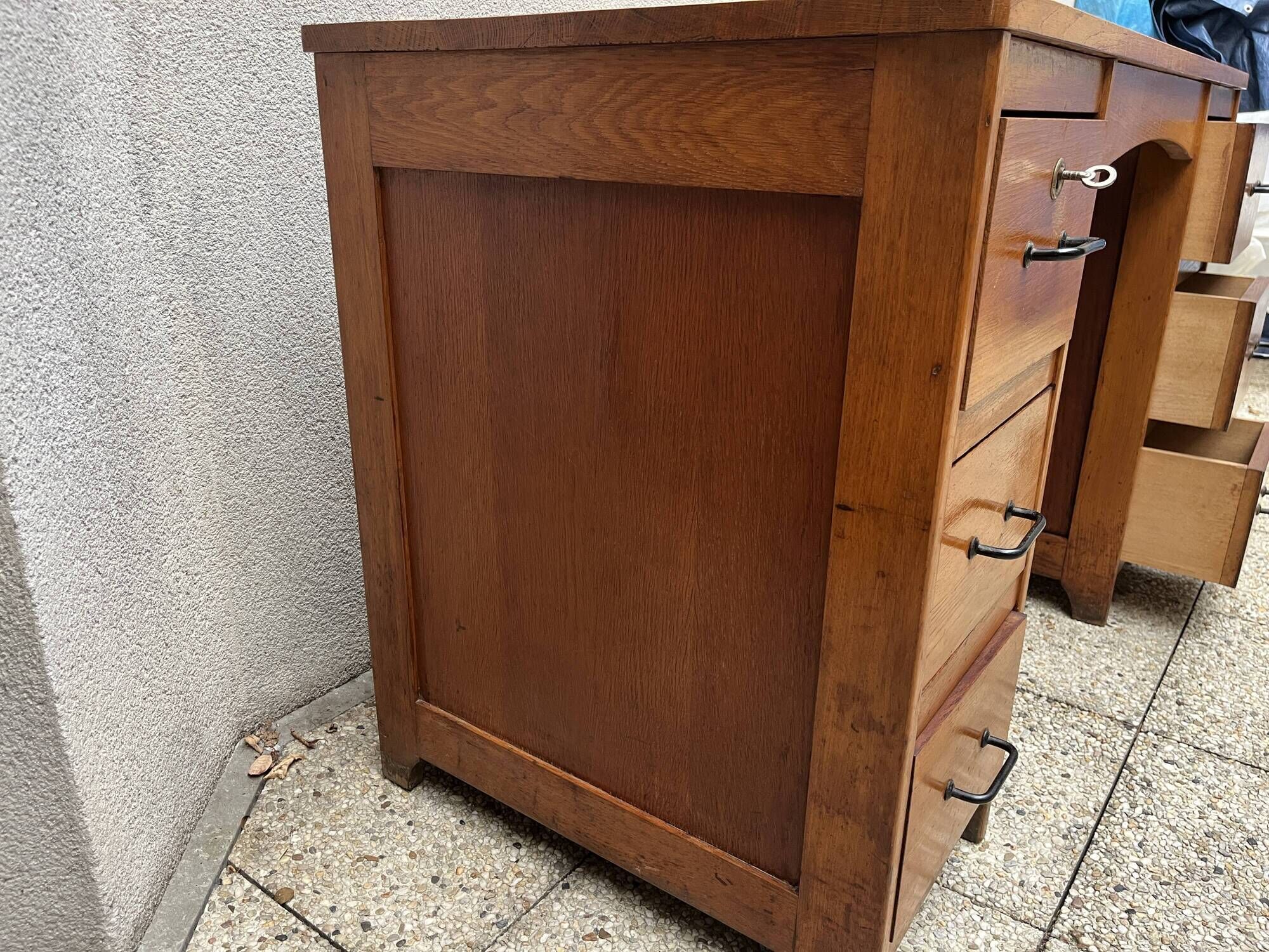 Vintage oak desk