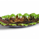 Mid-Century Majolica Centerpiece by Vallauris, Handmade, 1950s France