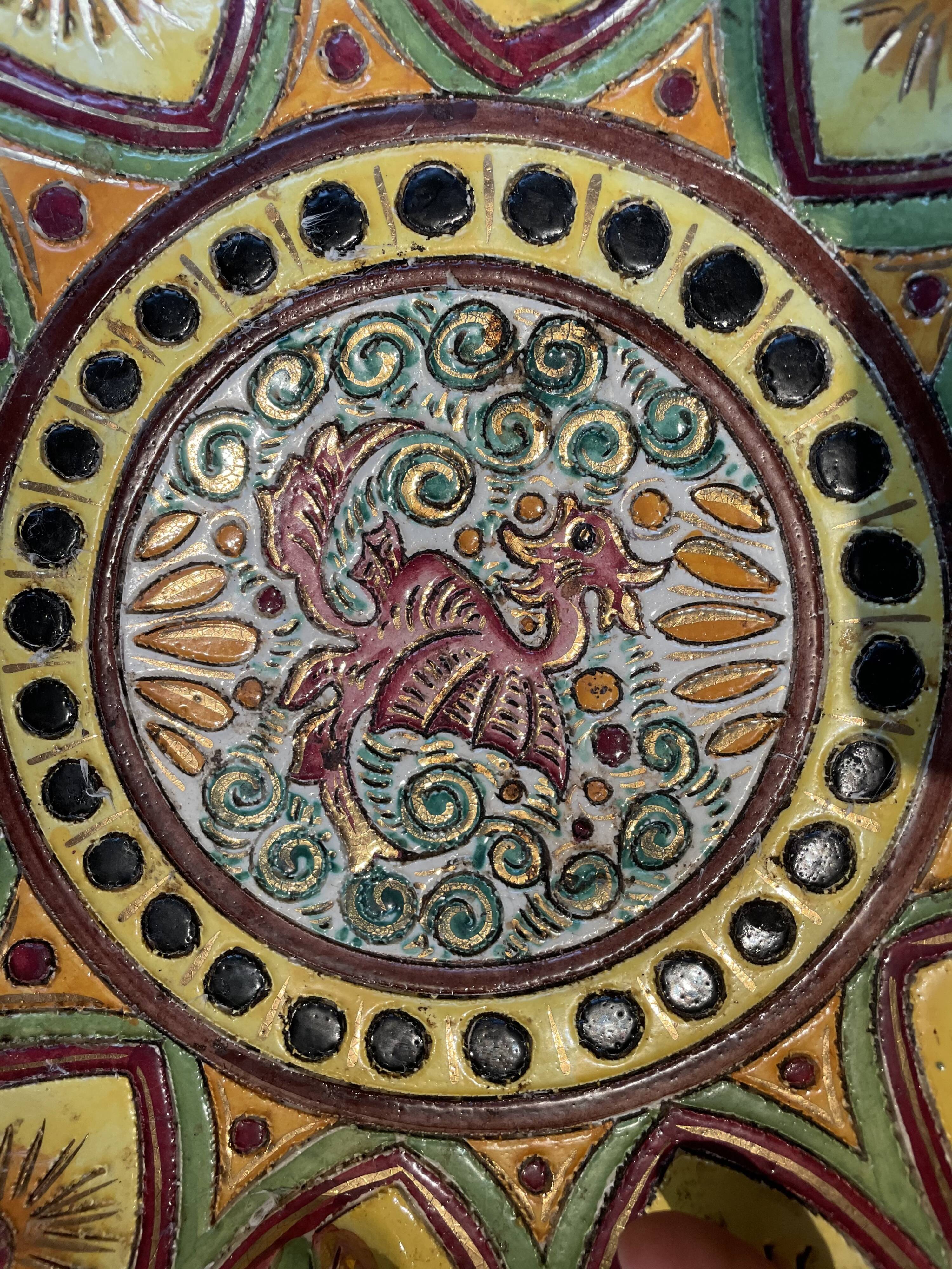 Ceramic cup Massé Frères Desvres 1940