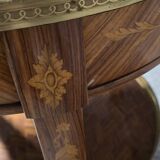 Marquetry-decorated gueridon – 20th century