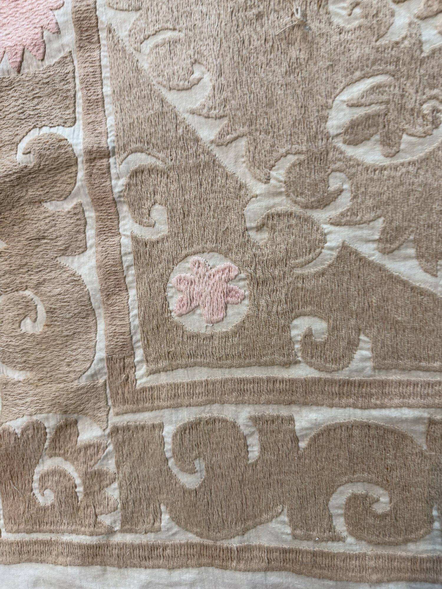 Vintage hand-embroidered tablecloth 130x152 cm