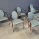 Post modern dining chairs by Belgochrom, set of 6 - 1980s