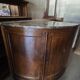 Rare Low Corner Cabinet from the Louis-Philippe Period – 19th Century – Marble Top