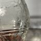 Pair of stemmed glasses in thick crystal, Bohemian, circa 1900