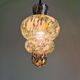 Duo de suspensions en verre soufflé multicolore, Murano, 1950-60